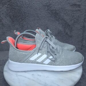 Adidas Cloudfoam Super Shoes Womens Size 8.5 Gray Mesh Running Sneakers EG3845